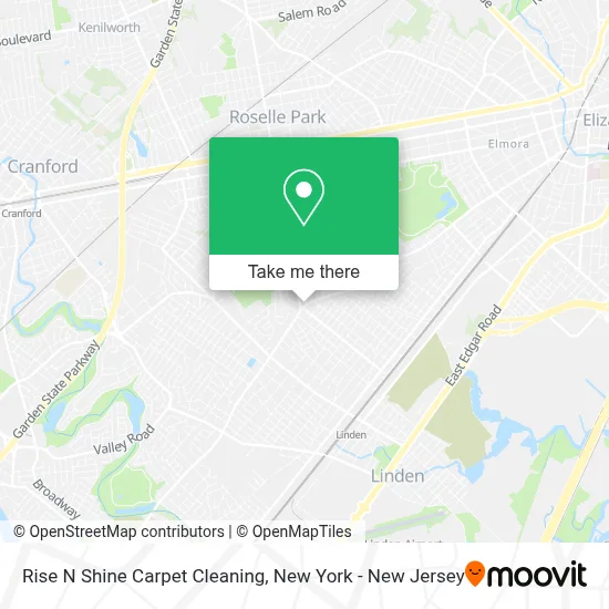 Rise N Shine Carpet Cleaning map