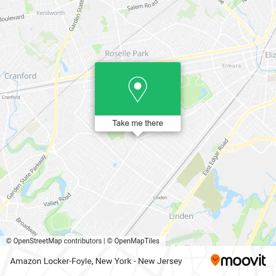 Amazon Locker-Foyle map