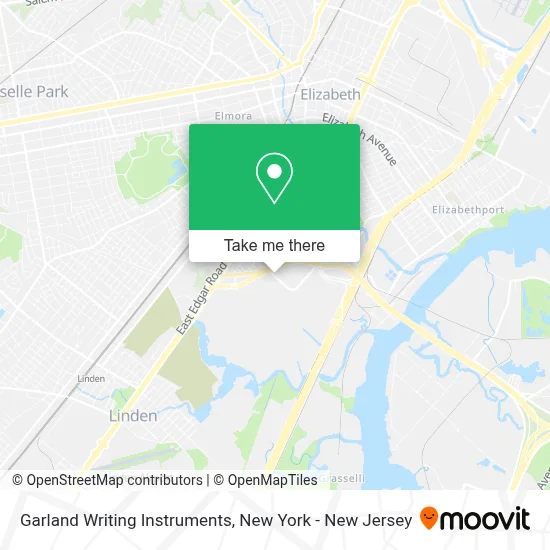 Garland Writing Instruments map