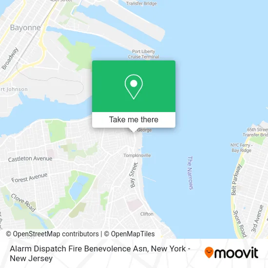 Alarm Dispatch Fire Benevolence Asn map