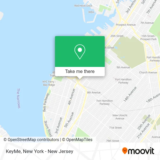 KeyMe map