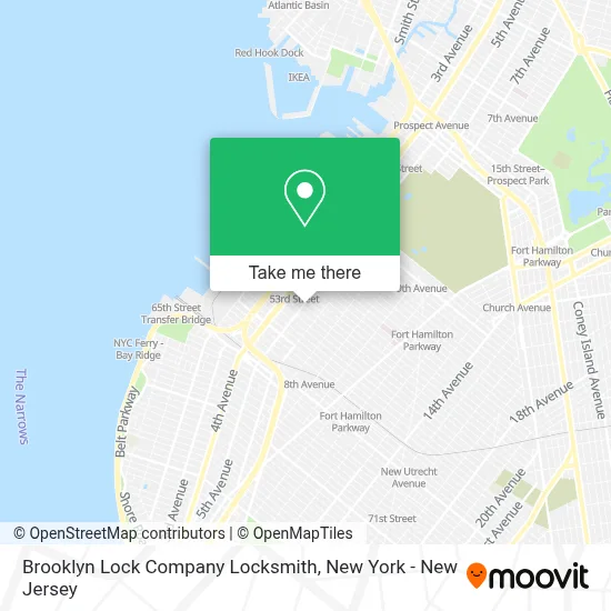 Brooklyn Lock Company Locksmith map