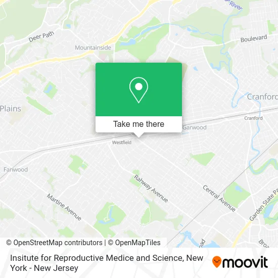 Mapa de Insitute for Reproductive Medice and Science