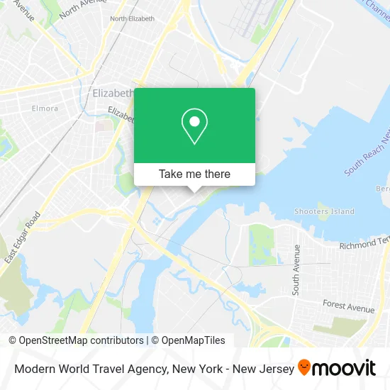 Modern World Travel Agency map