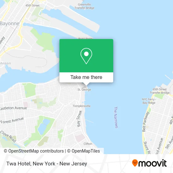Twa Hotel map