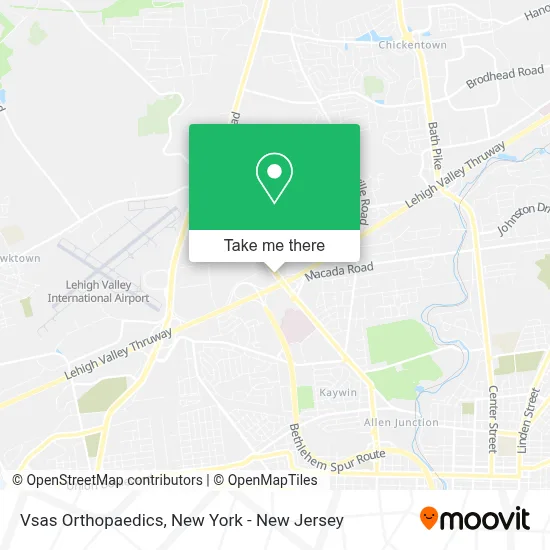 Vsas Orthopaedics map