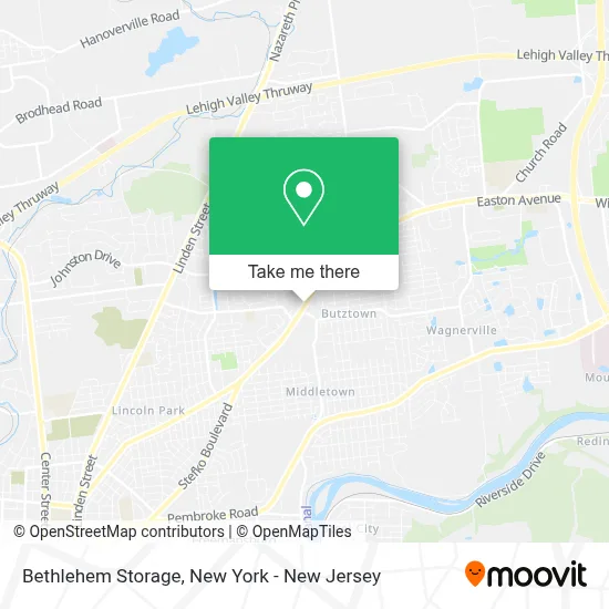 Bethlehem Storage map