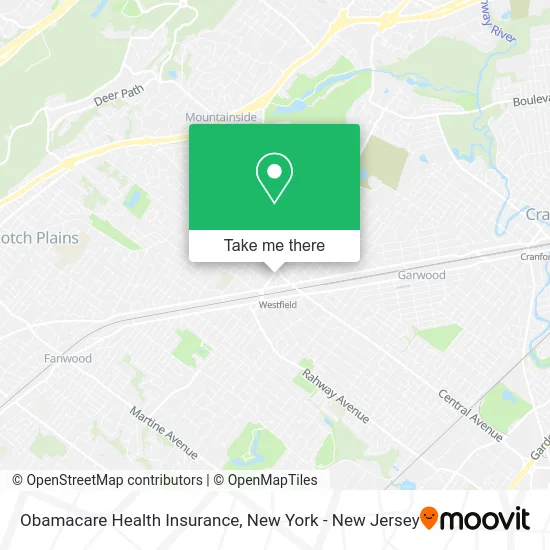 Obamacare Health Insurance map