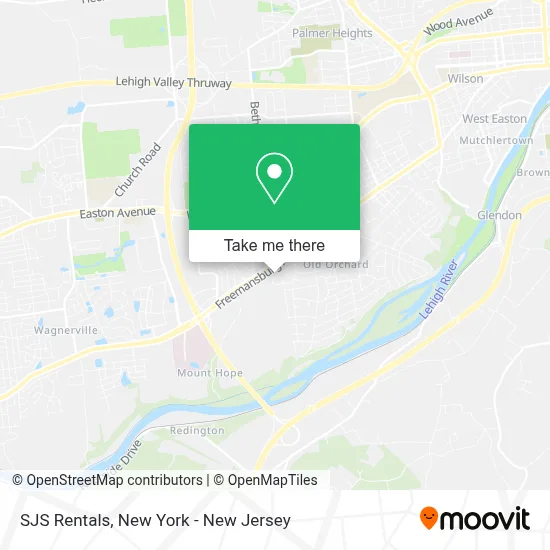 SJS Rentals map