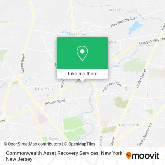 Commonwealth Asset Recovery Services map