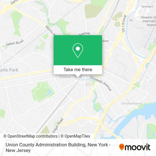 Union County Administration Building map