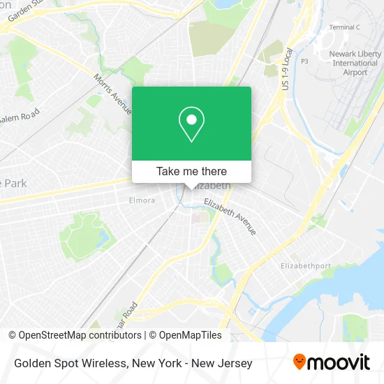Golden Spot Wireless map