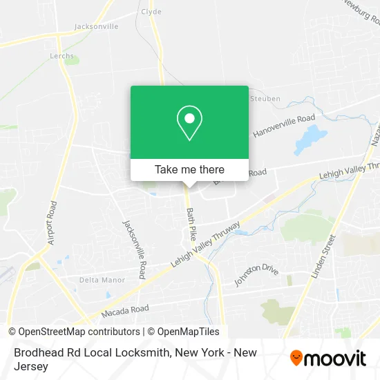 Brodhead Rd Local Locksmith map