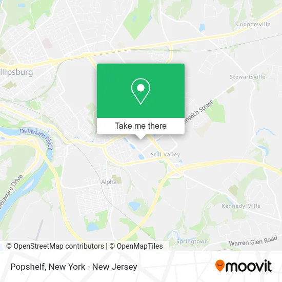 Popshelf map