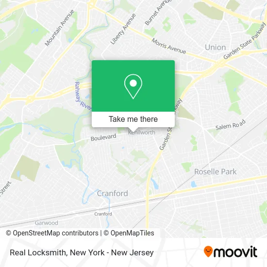 Real Locksmith map