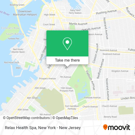 Relax Health Spa map