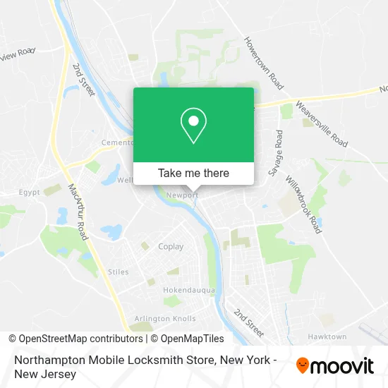 Northampton Mobile Locksmith Store map
