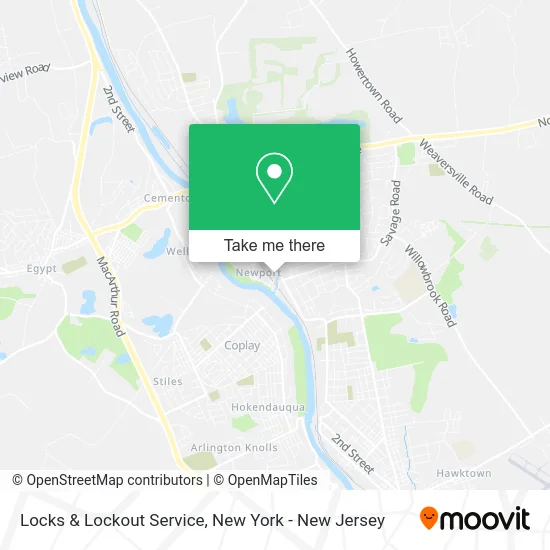 Locks & Lockout Service map