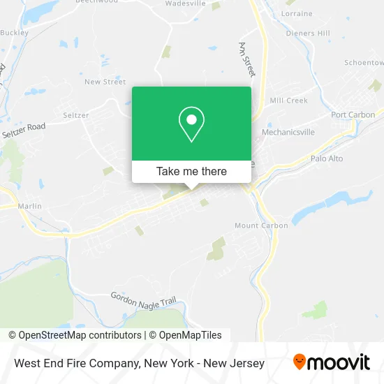 West End Fire Company map