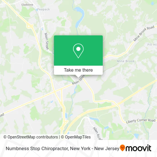 Numbness Stop Chiropractor map