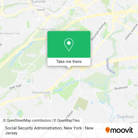 Social Security Administration map