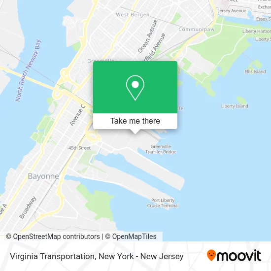 Virginia Transportation map