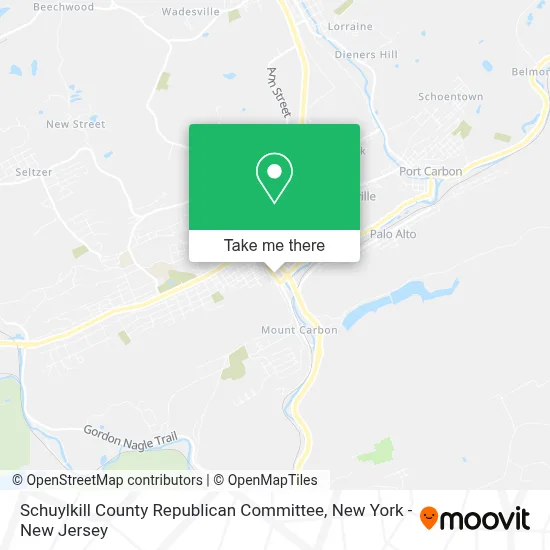 Schuylkill County Republican Committee map