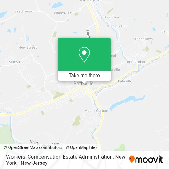 Workers' Compensation Estate Administration map