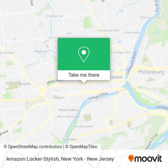 Amazon Locker-Stylish map
