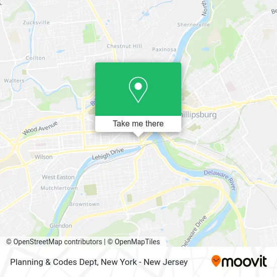 Planning & Codes Dept map