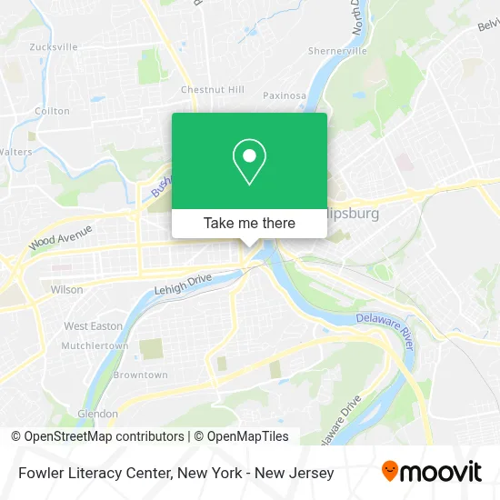 Fowler Literacy Center map