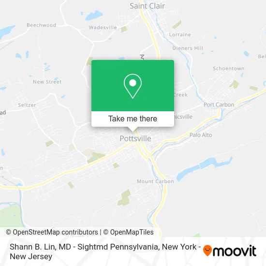 Shann B. Lin, MD - Sightmd Pennsylvania map