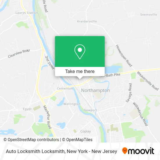 Auto Locksmith Locksmith map