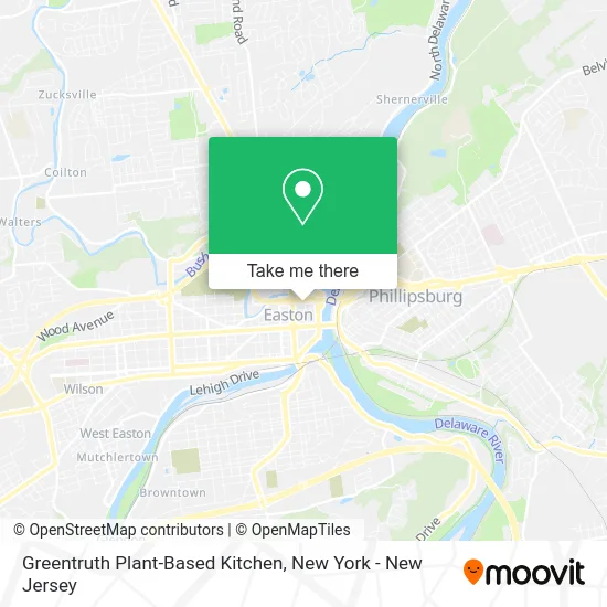 Greentruth Plant-Based Kitchen map