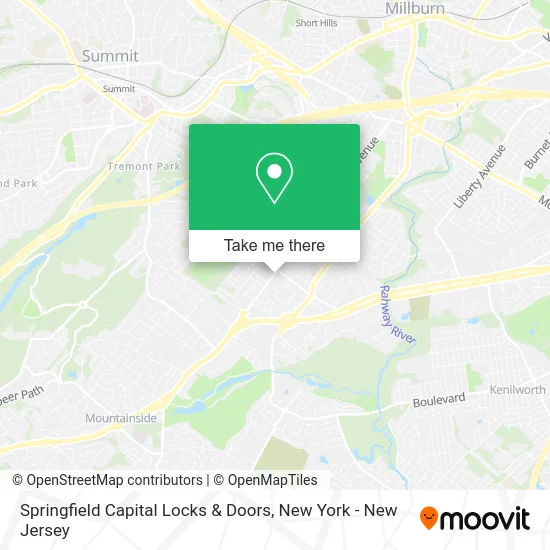 Springfield Capital Locks & Doors map