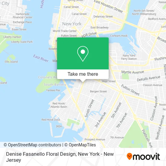 Denise Fasanello Floral Design map