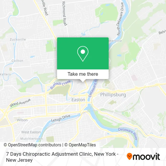 7 Days Chiropractic Adjustment Clinic map