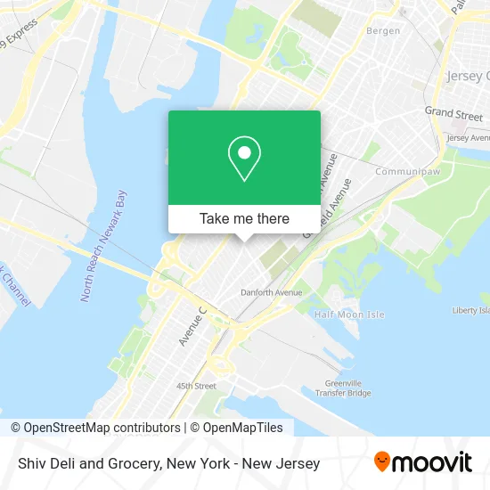 Shiv Deli and Grocery map