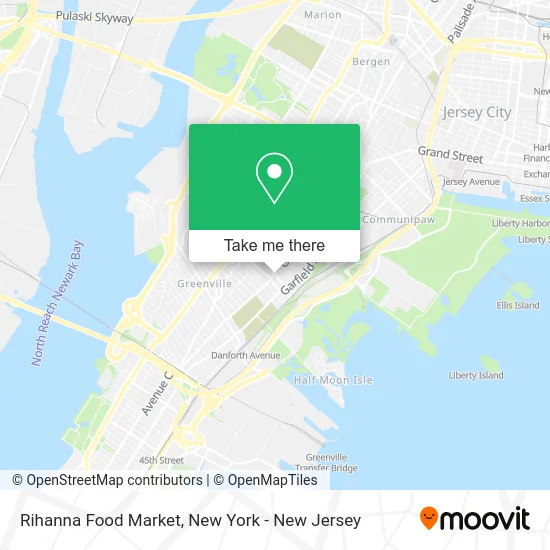 Rihanna Food Market map