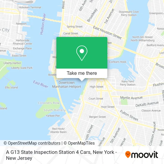 A G13 State Inspection Station 4 Cars map