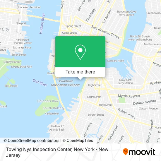 Towing Nys Inspection Center map