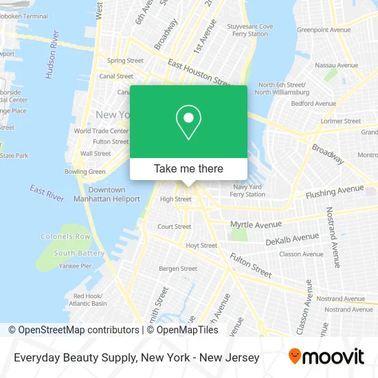 Everyday Beauty Supply map