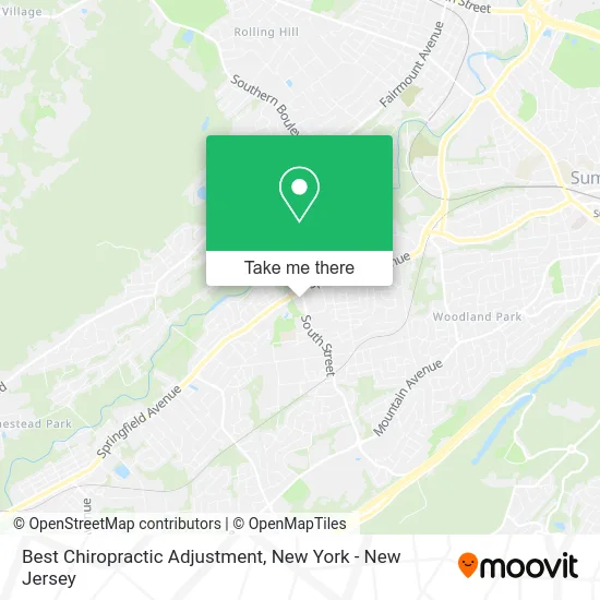 Best Chiropractic Adjustment map