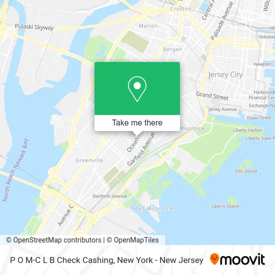 Mapa de P O M-C L B Check Cashing