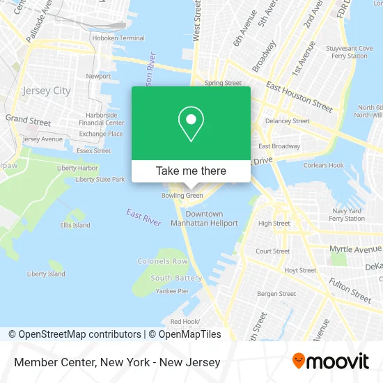 Member Center map
