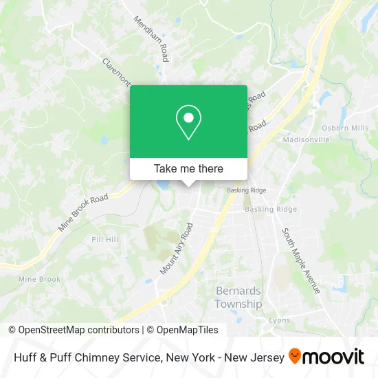 Huff & Puff Chimney Service map
