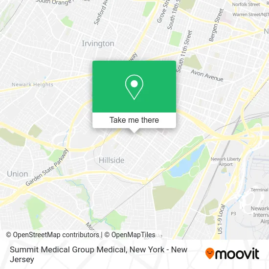 Summit Medical Group Medical map