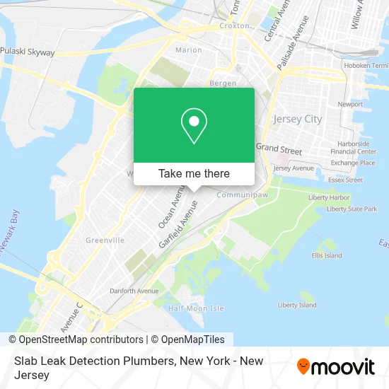 Slab Leak Detection Plumbers map