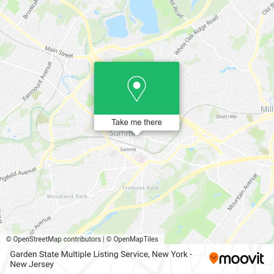 Garden State Multiple Listing Service map