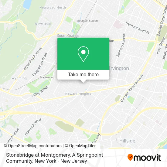 Stonebridge at Montgomery, A Springpoint Community map